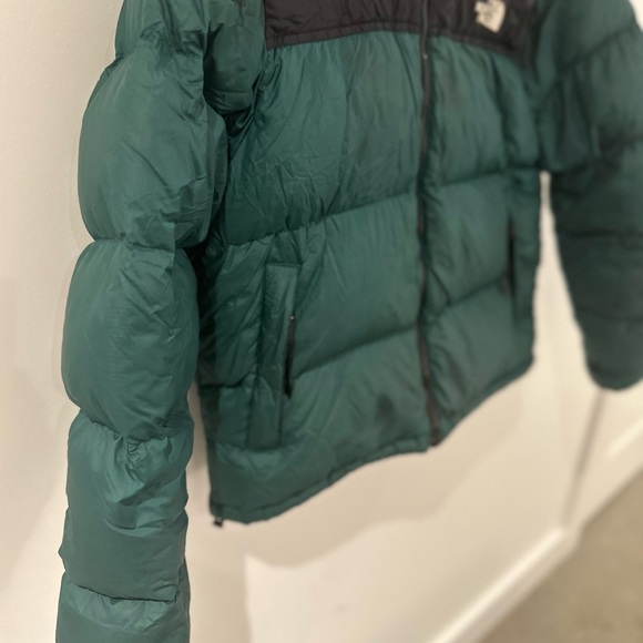 North Face Puffer Jacket Green - Picture 6 of 13